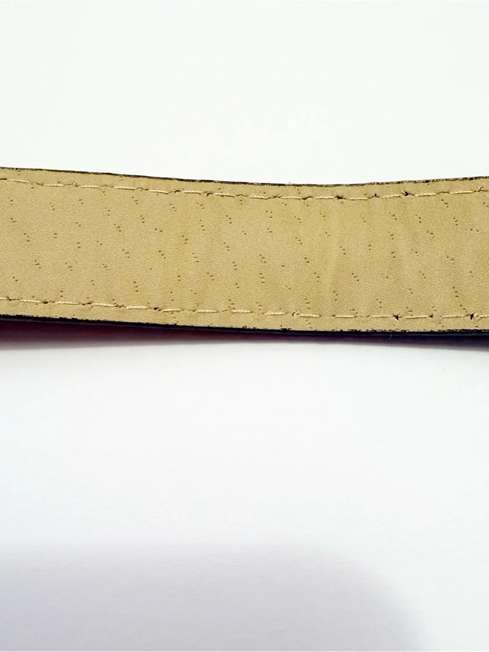 Steve Madden Black Slim Leather Belt with Silver Buckle